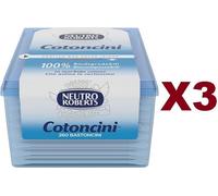 780 COTONCINI NEUTRO ROBERTS COTTON FIOC IN MORBIDO COTONE IN BOX SALVA IGIENE