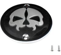 78042B COVER POINTS 2-HOLE SPLIT SKULL BLACK BUELL XB12X ULYSSES 2007