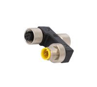 7843 0906 UTP 101 Frizione a T M12 maschio, M12 femmina x2 PIN: 5 Y LUMBERG A...