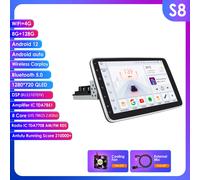 7862 DSP Carplay Android 1Din Universale Girevole AutoRadio Lettore Video Multimediale Autoradio GPS Navi Audio Stereo 4G WIFI SWC