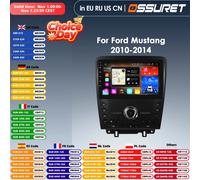 7862 Smart Screen Carplay 4G-LTE 2Din Android 14 Autoradio per Ford Mustang manuale 2010-2014 Auto AC Lettore video multimediale RDS