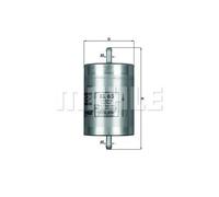 Filtro carburante KNECHT KL 65