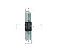 MAHLE Filtro carburante KL66