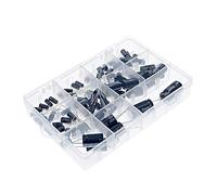 78pcs 11Value 400V High Voltage Aluminum Electrolytic Capacitor Mixed Box Kit 1UF 2.2UF3.3UF4.7UF6.8UF10UF22UF33UF47UF68UF100UF CZAOINCU