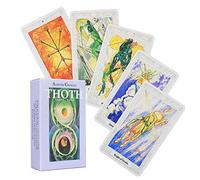 78pcs Aleister Crowley Thoth Tarocchi Deck Cards Giochi da Tavolo Deck Carte da Gioco per Party Game,Board Game,Only Tarot