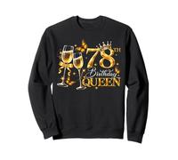 78th Birthday Queen 78 And Fabulous 78 Years Old Women Girls Felpa