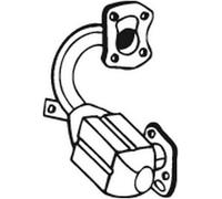 79 CV CATALIZZATORE PER RENAULT Thalia I LB 1.5 dCi KW 58 CV 79