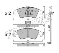 791.4W TRUSTING Kit pastiglie freno, Freno a disco per AUDI,AUDI (FAW)
