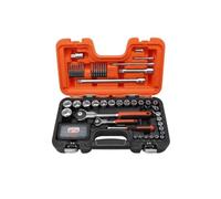 BAHCO BHSW79 Juego de vasos y puntas 1/4" y 1/2", mm, 79 piezas, Naranja