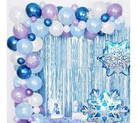 79PCS, palloncini Frozen - palloncini in alluminio per feste di compleanno per bambini - decorazione per feste a tema Elsa e Anna
