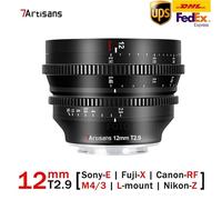 7artisans 12mm T2.9 APS-C Cine Lens for Fuji Sony Nikon Canon M4/3 Leica L Mount
