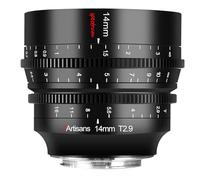 7artisans 14mm T2.9 Full Frame 114° Lente a Angolo Largo per Canon R, Nero