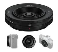 7artisans 18 mm F6.3 Ⅱ Body Cap Lens APS-C Ultra grandangolare Messa a fuoco manuale Obiettivo Prime per fotocamere FUJIFILM FX-Mount