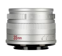 7Artisans 35mm F/1.4 Nikon (attacco Z) Argento APS-C senza clic