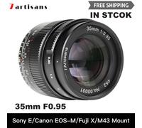 7artisans 35mm F0.95 APS-C Manual Focus Lens For Canon Nikon Sony Fuji M4/3 M43