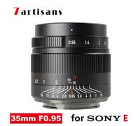 7Artisans 35mm F0.95 APS-C Manual Focus Lens for Sony E-mount Mirrorless Cameras