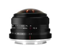 7Artisans 4 mm F2.8 Fisheye Ultra Wide Angle Lens APS-C Manuale Focus Prime Compatibile con EOS-M Mount Fotocamera Specchio per EOS M1, M2, M3/M5/M6/M10/M50