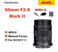 7artisans 60mm F2.8 Mark II V2 APS-C Manual Focus Macro Lens For Sony E mount