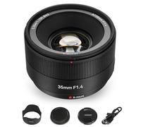 7artisans AF 35mm F1.4 Obiettivo per Fuji X, Automatico Obiettivo APS-C Formato Compatibile con Fujifilm Fotocamere
