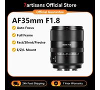 7artisans AF 35mm F1.8 Messa a fuoco automatica Full Frame Obiettivo per fotocamera STM Grande apertura per Sony Alpha 7 IV Sony E Nikon Z Leica L Mount