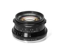 7artisans - Lente in alluminio da 35 mm F1.2 APS-C, apertura grande, per fotocamere mirrorless Sony e Mount A6500 A6300 A6100 A6000 A5100 A5000 A9 NEX 3 NEX 3 NEX 5 NEX 5T NEX 5R NEX 6 7 (nero)