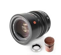 7artisans M35mm F1.4 - Obiettivo di messa a fuoco manuale per fotocamere Leica M Mount come M4P M6 M7 M8 M9 M9p M10 M240 M240P Me M262 M-M ecc con anello adattatore incluso (nero)