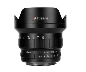 7Artisans MF 7.5mm f/3.5 Canon EF Nero