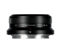 7Artisans Obiettivo 18 mm f5.6 per Nikon Z-Mount, ultra sottile, punto full frame, apertura manuale, obiettivo fisso a lunghezza focale, filtri compatibili 49 mm, compatibile Z-Mount