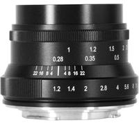 7artisans Obiettivo APS-C 35 mm F1.2 Mark II per Olympus Panasonic M4/3 | Messa a Fuoco Manuale | 218g, compatto 6.2 x 4.4cm | Grande apertura F1.2 | Distanza minima di messa a fuoco 28cm