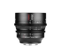 7artisans Obiettivo Cine grandangolare da 35 mm T1.05 con apertura grande compatibile per fotocamera mirrorless Fuji X -Mount, messa a fuoco manuale Mini Cinema a bassa distorsione nero