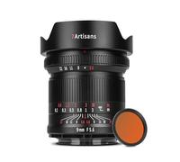 7artisans Obiettivo grandangolare 9 mm F5.6 full-frame 132° quasi zero distorsione, 0.2 m focale minima compatibile con Sony A7, A7R, A75, A7SII, A9, A7C, A1