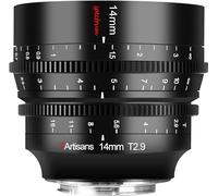 7artisans Obiettivo T2.9 da 14 mm, apertura ampia, corsa di messa a fuoco 270°, full frame a 114°, ultra grandangolare a spettro, compatibile con Nikon Z5, Z6, Z7, Z6II, Z7II, Z9, nero