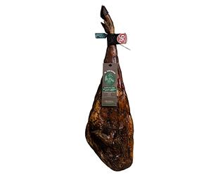 7B PREMIUM Prosciutto Race Iberica al 50% | Realizzato da Suini Iberici Nutriti con Cereali e Processo di Cottura Naturale | Jamon De Cebo De Campo Iberica Spagnolo | 36 Mesi (Con osso + 7 Kg.)