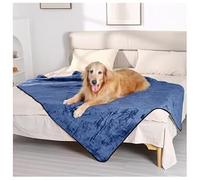 7CDXD Coperta impermeabile per cani, 127 x 150 cm Coperta morbida per cani e gatti, in flanella, coperta impermeabile, a prova di liquidi, protezione per divano su entrambi i lati, coperte per cani e