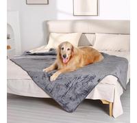 7CDXD Coperta Impermeabile per Cani, 127 x 152,4 cm, Coperta per Animali in Flanella, Impermeabile Antiscivolo e Calda, Coperta per Cani e Gatti