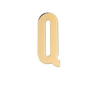7CM Numeri Civici In Lega Di Zinco Da for Esterni, Lettere Autoadesive, Cartelli for Indirizzi for Cortile, Cartello Da Giardino Personalizzato, for Cassette Postali Porte E Finestre Appartamenti(Q)