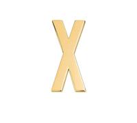 7CM Numeri Civici In Lega Di Zinco Da for Esterni, Lettere Autoadesive, Cartelli for Indirizzi for Cortile, Cartello Da Giardino Personalizzato, for Cassette Postali Porte E Finestre Appartamenti(X)