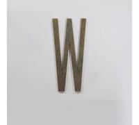 7CM Numero Civico Autoadesivo In Lega Di Zinco Bronzo Da, Numeri Di Stanza for Porte, Numeri Esterni for Indirizzo Di Casa, for Cassette Postali, Targhe for Porte E Finestre Appartamenti(Letter W)