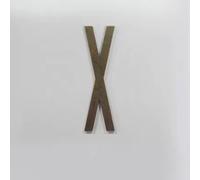 7CM Numero Civico Autoadesivo In Lega Di Zinco Bronzo Da, Numeri Di Stanza for Porte, Numeri Esterni for Indirizzo Di Casa, for Cassette Postali, Targhe for Porte E Finestre Appartamenti(Letter X)