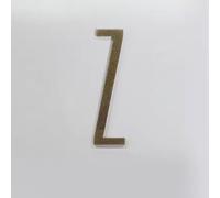 7CM Numero Civico Autoadesivo In Lega Di Zinco Bronzo Da, Numeri Di Stanza for Porte, Numeri Esterni for Indirizzo Di Casa, for Cassette Postali, Targhe for Porte E Finestre Appartamenti(Letter Z)