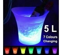 LED secchiello del ghiaccio 5L 1PCS 7 colori ghiaccio cocktail bar Champagne