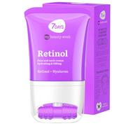 7Days Crema Viso al Retinolo per Skincare Coreana con Acido Ialuronico Vitamina E ed Estratti di Frutta ad Effetto Idratante e Antirughe per Uomo e Donna con Rullo Massaggio 3D 80 ml