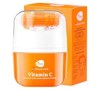 7DAYS Crema Viso e Collo Antirughe Coreana Vitamina C con Massaggiatore | Crema Viso e Collo Antirughe Coreana, Idratante Illuminante e Rassodante, Anti-Macchie, Effetto Lifting, arencia vitamina c