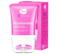 7DAYS Crema Viso e Collo Coreana Antirughe con Acido Ialuronico, Vitamina C e Rullo Massaggiante - Gel Idratante, Effetto Lifting e Pelle Rimpolpata, per il Doppio Mento, 80 ml