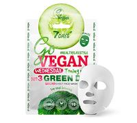 7Days GOVEGAN - GREEN DAY Maschera Viso in Tessuto - Tonificante 25 G