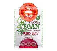 7Days GOVEGAN - RED DAY Maschera Viso in Tessuto - Perfezionante 25 G 25 G