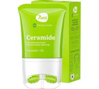 7Days Crema Viso alle Ceramidi per Skincare Coreana con Acido Ialuronico Vitamina E e Complesso di Oli ad Effetto Idratante e Antirughe per Uomo e Donna con Rullo Massaggio 3D 40 ml