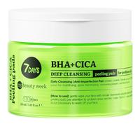 7DAYS Peeling Pad Viso 50 Pezzi per Pulizia Profonda BHA e Cica