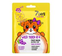 7Days WILD TIGER-R-R Maschera Viso in Tessuto 28g