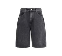 7FOR Black Cotton Bermuda Shorts - 34